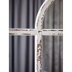 Зеркало-окно с эффектом старения в венецианском стиле Venetian White Mirror варинант исполнения - 6 | Loft Concept в Кирове