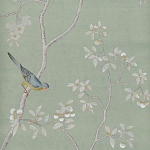 Обои ручная роспись Badminton Mercury Grey варинант исполнения - 1 | Loft Concept в Кирове