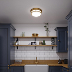 Потолочный светильник с белым матовым стеклянным плафоном в форме перевернутого конуса Hinkley варинант исполнения - 4 | Loft Concept в Кирове