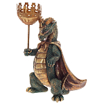 Подсвечник в виде дракона Dragon candlestick Green Gold Brown L or R варинант исполнения - 3 | Loft Concept в Кирове