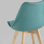 Стул с основой из пластика и мягким сиденьем Arvika Azure варинант исполнения - 6 | Loft Concept в Кирове