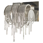 Бра с перфорированными металлическими дугами и цепочками 22 см Atlantis Chain варинант исполнения - 11 | Loft Concept в Кирове