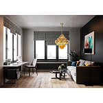 Люстра с каскадом из разноцветных круглых подвесов Key Lustar варинант исполнения - 2 | Loft Concept в Кирове