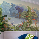 Обои ручная роспись Le Brésil Eden варинант исполнения - 3 | Loft Concept в Кирове