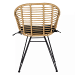 Стул с ротанговым плетением Wicker Half Chair с подлокотниками варинант исполнения - 2 | Loft Concept в Кирове