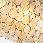 Люстра многоярусная с декором из натуральной морской ракушки Iridescent Light варинант исполнения - 5 | Loft Concept в Кирове