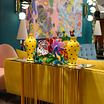 Декоративная статуэтка Yayoi Kusama Flowers that Bloom at Midnight Pink варинант исполнения - 5 | Loft Concept в Кирове