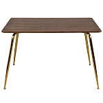 Обеденный стол на металлических ножках Casey Brass Dining Table варинант исполнения - 4 | Loft Concept в Кирове