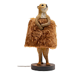 Настольная лампа Цурикат плафон из меха варинант исполнения - 1 | Loft Concept в Кирове