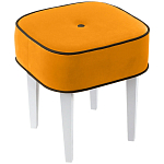 Квадратный мягкий пуф на белых ножках Winton Pouf Square варинант исполнения - 23 | Loft Concept в Кирове