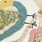 Чехол на подушку с кисточками и вышивкой птиц Ethnic mix Birds Rect варинант исполнения - 3 | Loft Concept в Кирове