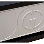 Тумбочка прикроватная с ящиком черно-серого цвета Noble Nightstand варинант исполнения - 3 | Loft Concept в Кирове