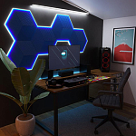 Гипсовая 3D панель с принтографией PM-52 варинант исполнения - 1 | Loft Concept в Кирове