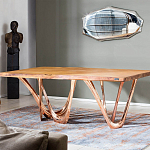 Обеденный стол прямоугольный с фигурными ножками G-table варинант исполнения - 2 | Loft Concept в Кирове