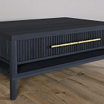 Кофейный стол Primo с двумя ящиками Черный дуб варинант исполнения - 4 | Loft Concept в Кирове