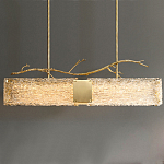 Люстра прямоугольная из фактурного стекла Chandelier Beam варинант исполнения - 5 | Loft Concept в Кирове