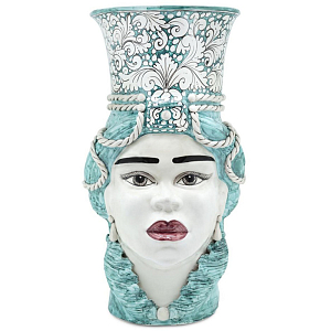 Ваза Vase Moro Lady Giant Ornate Malachite