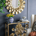 Ваза округлой формы с бело-синим цветочным орнаментом Blue & White Ornament  варинант исполнения - 4 | Loft Concept в Кирове