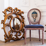 Зеркало настенное с рамой цвета античная бронза Classic Ornament Mirror варинант исполнения - 3 | Loft Concept в Кирове