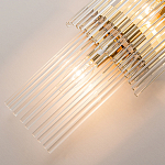 Бра с золотистым основанием и прозрачными трубками Nembus варинант исполнения - 4 | Loft Concept в Кирове