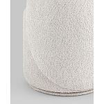 Пуф Loreen со спинкой вращающийся букле светло-серый варинант исполнения - 3 | Loft Concept в Кирове