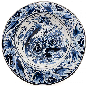 Тарелка глубокая Seletti Flower Bird