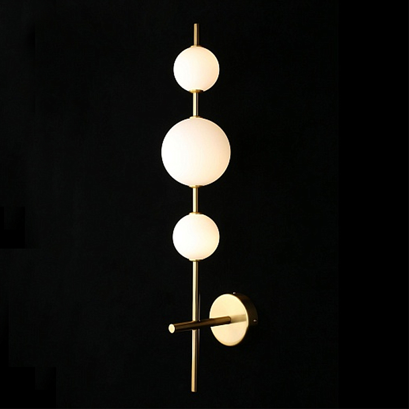 Бра настенное светодиодное Three Elements of Light Золотой Белый в Кирове | Loft Concept 