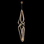 Подвесной светильник с декоративными элементами в виде кристаллов Smooth Shine варинант исполнения - 1 | Loft Concept в Кирове