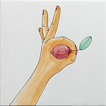 Плитка дизайнерская с рисунком Лимон варинант исполнения - 2 | Loft Concept в Кирове