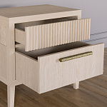 Прикроватная Тумбочка Primo с двумя ящиками Светлый дуб варинант исполнения - 6 | Loft Concept в Кирове