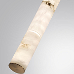 Подвесной светильник с плафоном в форме цилиндра из алебастра Cryptocrystalline Stone варинант исполнения - 5 | Loft Concept в Кирове