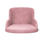 Стул с мягкой розовой обивкой из велюра и подъемно-поворотным механизмом на черных колесиках Harper Pink варинант исполнения - 2 | Loft Concept в Кирове