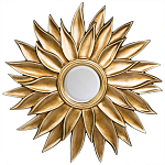 Зеркало-солнце с золотыми с лучами Rays of Peace варинант исполнения - 1 | Loft Concept в Кирове