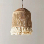 Люстра круглая плетеная с кисточками Small Solar Glow варинант исполнения - 2 | Loft Concept в Кирове