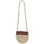 Декоративный аксессуар сумка из ракушек Aboriginal Bag Beige Red варинант исполнения - 1 | Loft Concept в Кирове
