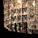 Потолочный светильник круглый с прозрачными подвесками Lunet варинант исполнения - 16 | Loft Concept в Кирове