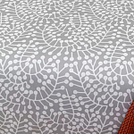 Постельное белье серого цвета с рисунком 200х220 см Blossom Essence варинант исполнения - 4 | Loft Concept в Кирове