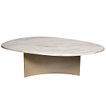 Стол журнальный овальный с контрастным основанием Subsequence варинант исполнения - 2 | Loft Concept в Кирове