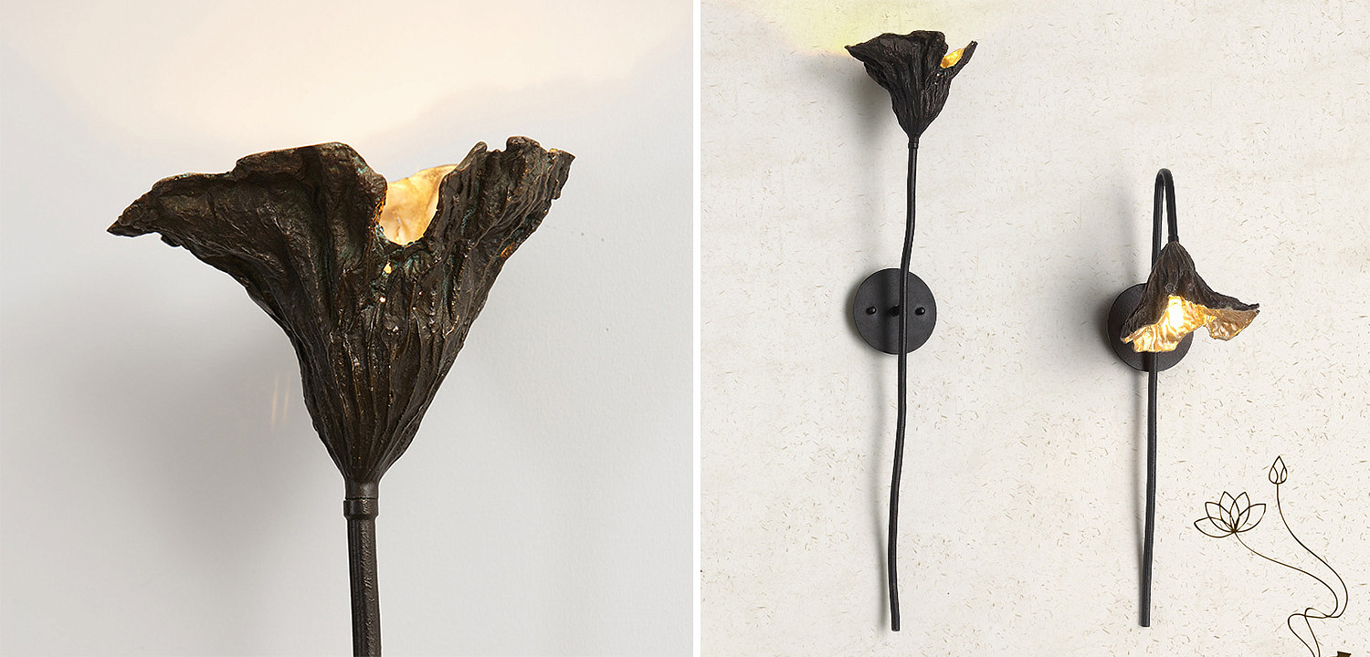 Настенный светильник Увядший Лотос Withering Lotus Lamp II Настенный светильник Увядший Лотос Withering Lotus Lamp II - Loft-Concept в Кирове