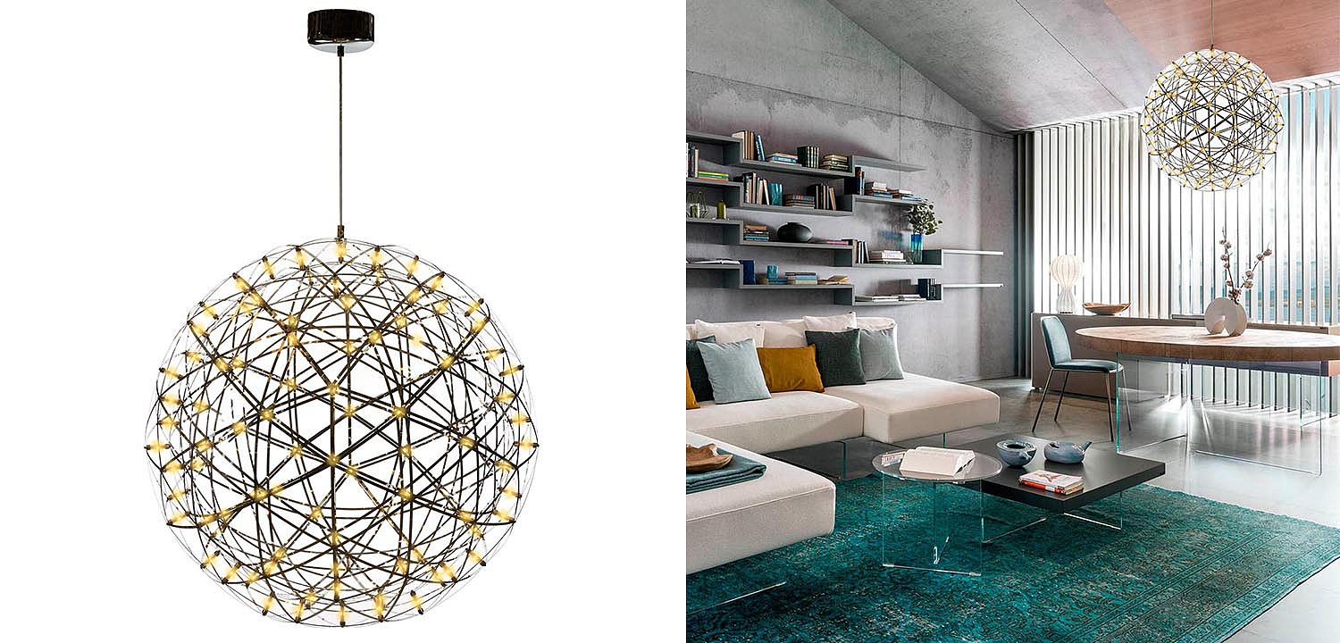 Люстра Moooi 3D Sphere Yellow lamp L Люстра Moooi 3D Sphere Yellow lamp L - Loft-Concept в Кирове