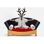 Дизайнерский диван с двумя подушками-валиками Poltronova Mitzi Sofa варинант исполнения - 9 | Loft Concept в Кирове