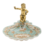 Блюдо с бронзовым ангелом Porcelain Angels of Paradise варинант исполнения - 1 | Loft Concept в Кирове