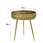 Столик дизайнерский Coth of gold варинант исполнения - 8 | Loft Concept в Кирове