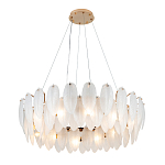 Люстра Mont Saint-Michel Золотая с Рельефным Стеклом варинант исполнения - 1 | Loft Concept в Кирове