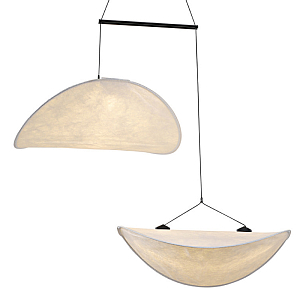 Подвесной светильник с белыми плафонами в форме облака Диаметр 60+60 см Cloud Junction