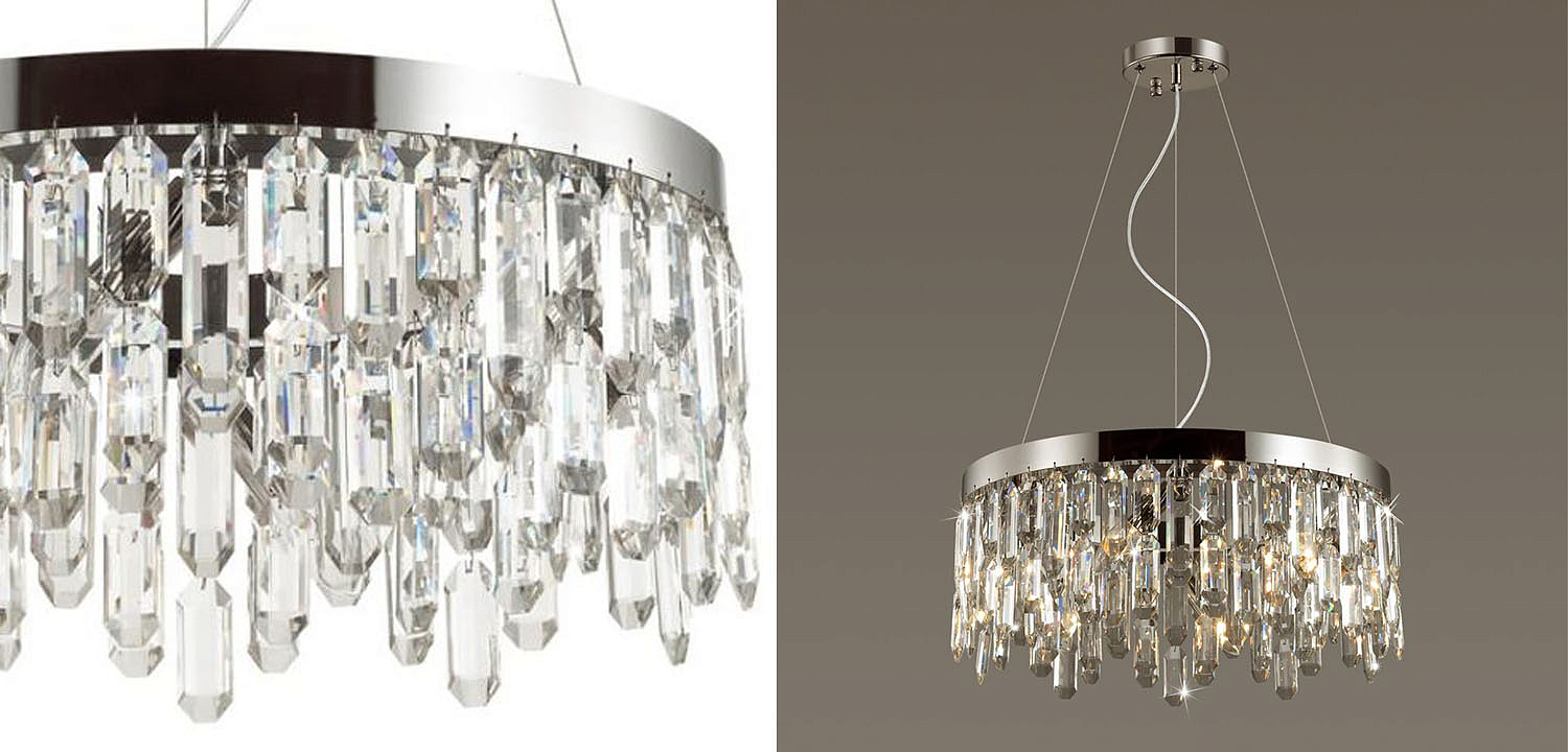 Люстра Crystal Polyhedrons Round Chrome Люстра Crystal Polyhedrons Round Chrome - Loft-Concept в Кирове