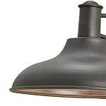 Бра настенное с куполообразным плафоном на регулируемом кронштейне Gray Horizon  варинант исполнения - 1 | Loft Concept в Кирове