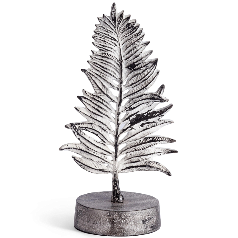 Статуэтка Metal Flowers античная платина Белое золото винтаж Статуэтка Metal Flowers античная платина Белое золото винтаж в Кирове | Loft Concept