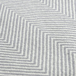 Плед из шерсти мериноса серого цвета 130×180 см Gray Waves варинант исполнения - 3 | Loft Concept в Кирове