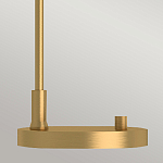 Настольная лампа с конусообразным плафоном и внутренней частью золотого цвета Alora Mood варинант исполнения - 7 | Loft Concept в Кирове